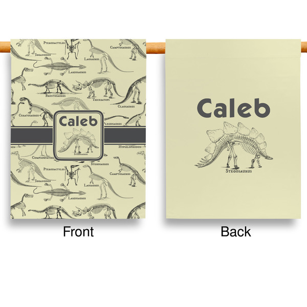 Dinosaur Skeletons House Flags - Double Sided - APPROVAL