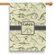 Dinosaur Skeletons 28" House Flag (Personalized)