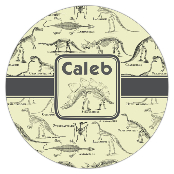 Dinosaur Skeletons Icing Circle - Large - Single