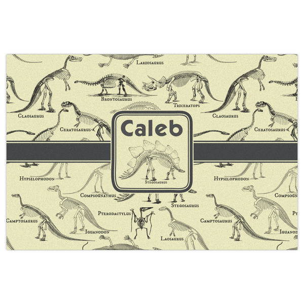 Dinosaur Skeletons Indoor / Outdoor Rug - 2'x3' - Front Flat