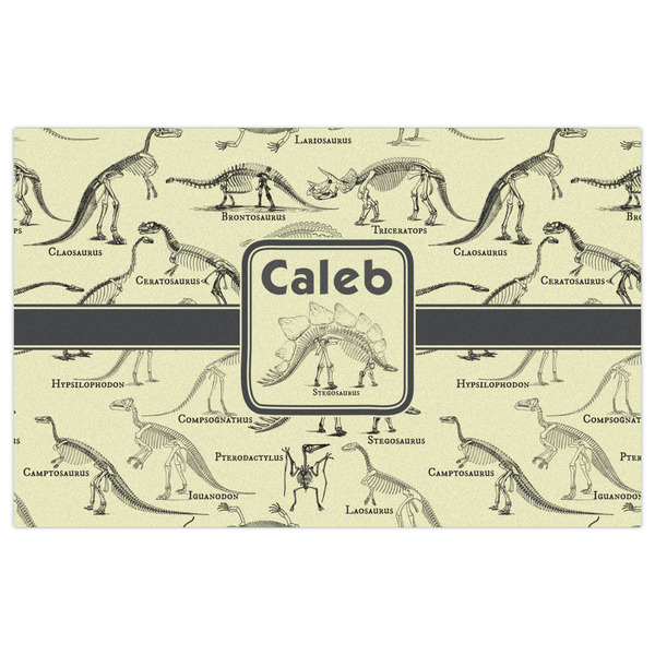 Dinosaur Skeletons Indoor / Outdoor Rug - 5'x8' - Front Flat