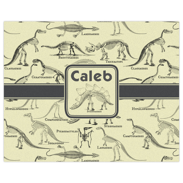 Dinosaur Skeletons Indoor / Outdoor Rug - 8'x10' - Front Flat