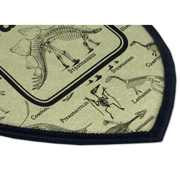 Dinosaur Skeletons Iron on Shield 3 Detail