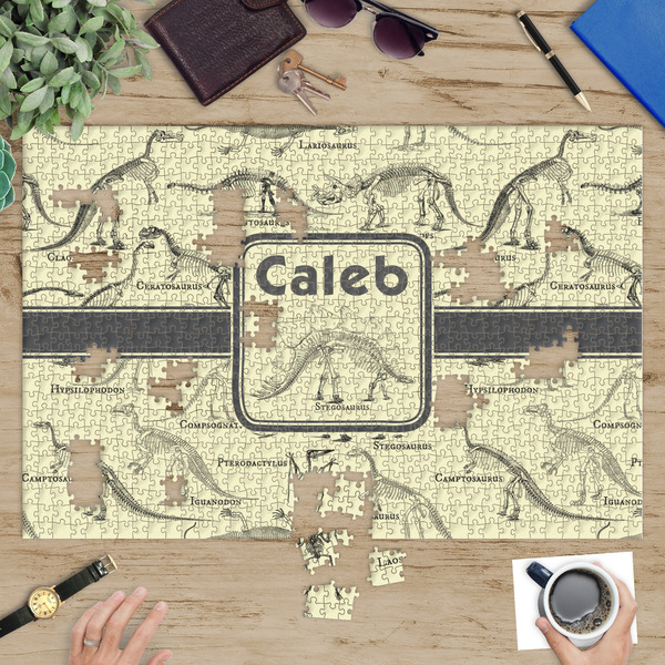 Dinosaur Skeletons Jigsaw Puzzle 1014 Piece - In Context