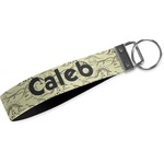 Dinosaur Skeletons Webbing Keychain Fob - Large (Personalized)