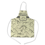 Dinosaur Skeletons Kid's Apron - Medium (Personalized)