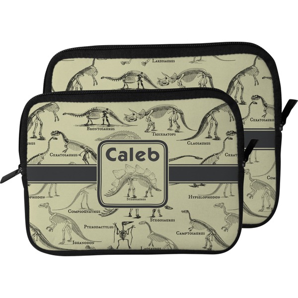 Dinosaur Skeletons Laptop Sleeve (Size Comparison)
