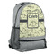 Dinosaur Skeletons Large Backpack - Gray - Angled View