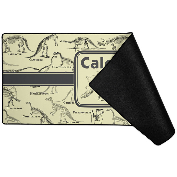 Dinosaur Skeletons Large Gaming Mats - FRONT W/ FOLD