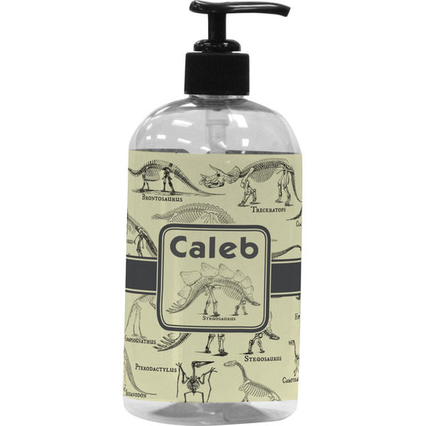 Custom Dinosaur Skeletons Plastic Soap / Lotion Dispenser (Personalized)
