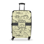 Dinosaur Skeletons Suitcase - 28" Large - Checked w/ Name or Text