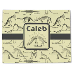 Dinosaur Skeletons Single-Sided Linen Placemat - Single w/ Name or Text