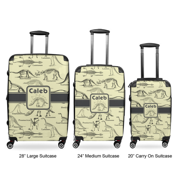 Dinosaur Skeletons Luggage Bags all sizes - With Handle