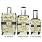Dinosaur Skeletons Luggage Bags all sizes - With Handle