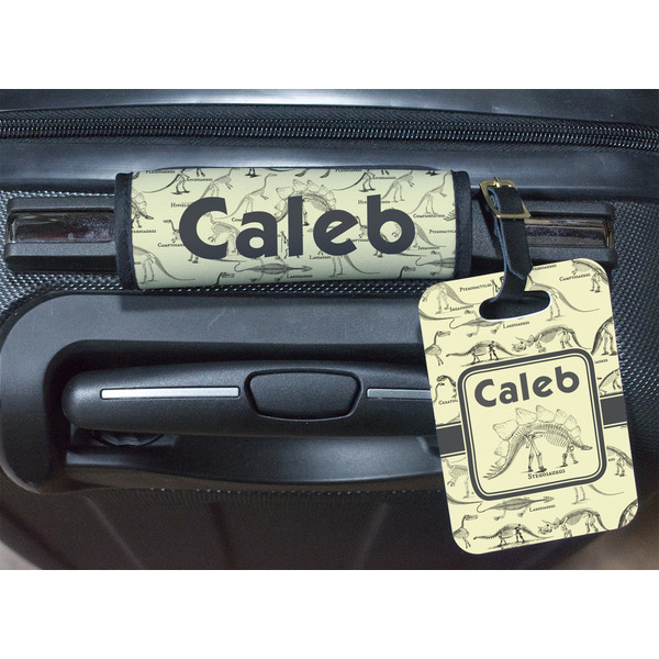 Dinosaur Skeletons Luggage Wrap & Tag