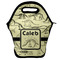 Dinosaur Skeletons Lunch Bag w/ Name or Text