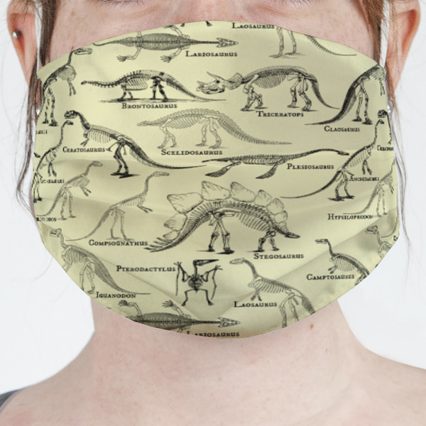 Custom Dinosaur Skeletons Face Mask Cover