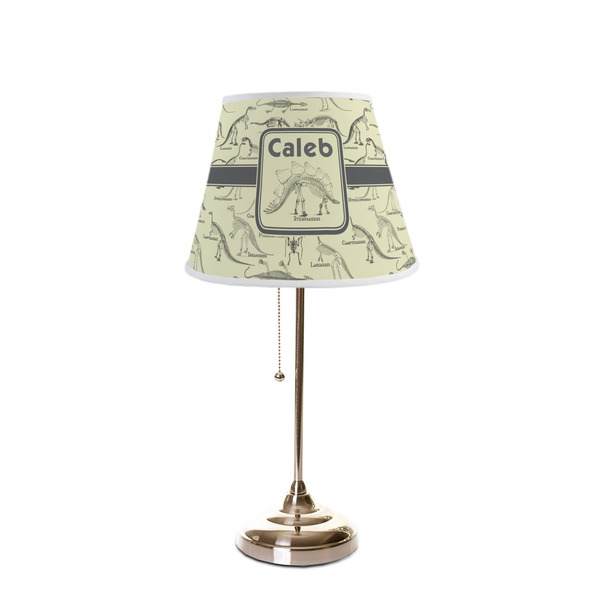 Dinosaur Skeletons Poly Film Empire Lampshade - On Stand
