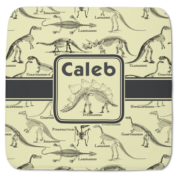 Custom Dinosaur Skeletons Memory Foam Bath Mat - 48"x48" (Personalized)
