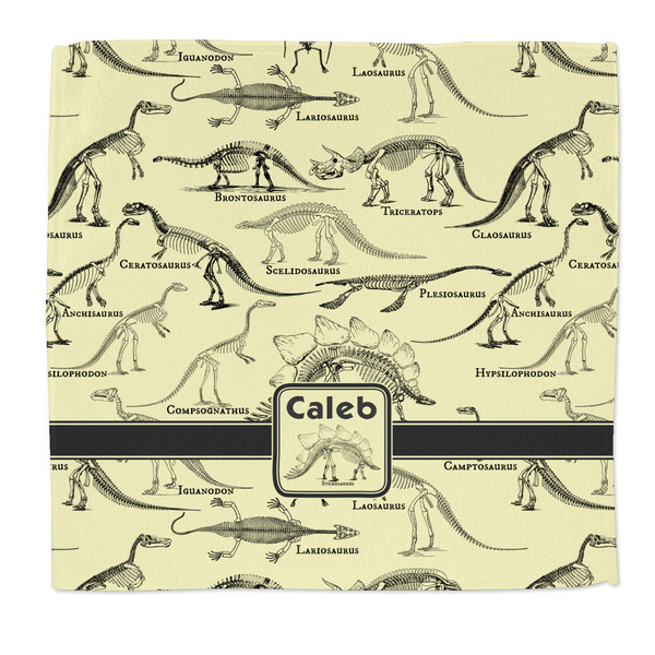 Custom Dinosaur Skeletons Microfiber Dish Rag (Personalized)