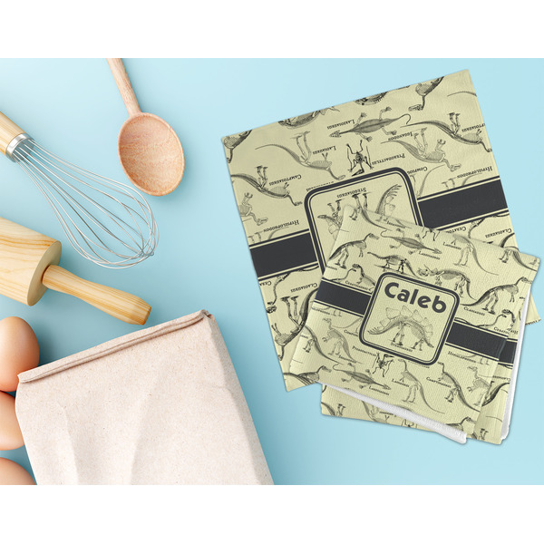 Dinosaur Skeletons Microfiber Dish Rag - LIFESTYLE