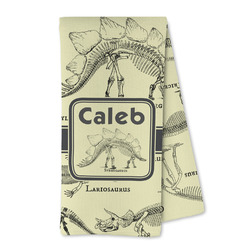 Dinosaur Skeletons Kitchen Towel - Microfiber (Personalized)