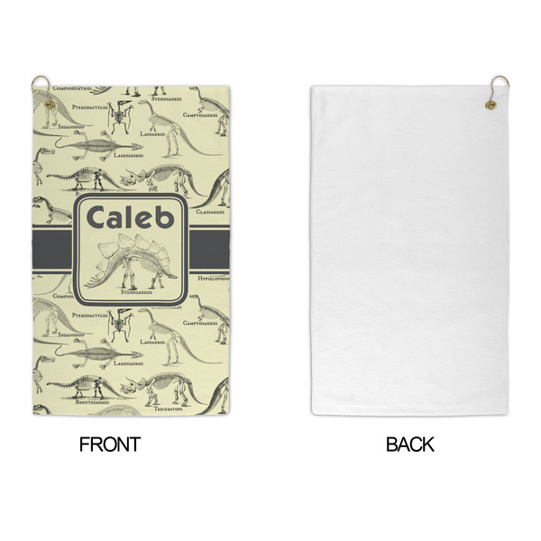 Dinosaur Skeletons Microfiber Golf Towels - APPROVAL