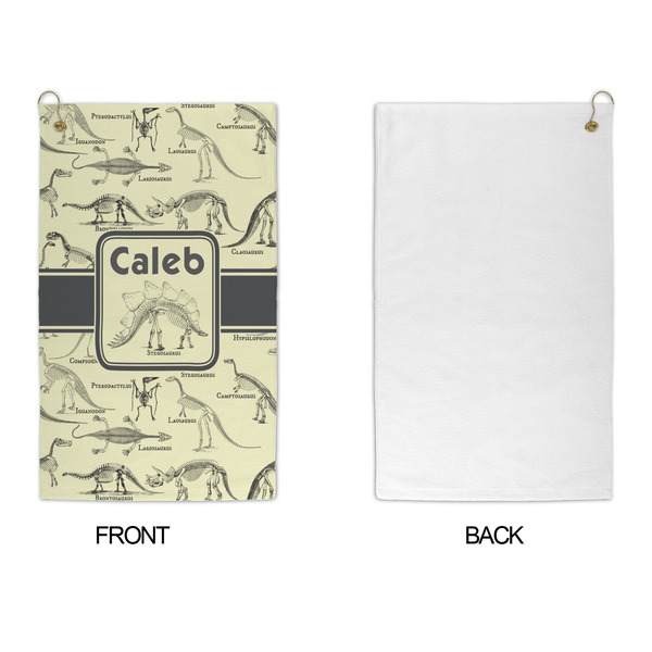 Dinosaur Skeletons Microfiber Golf Towels - APPROVAL
