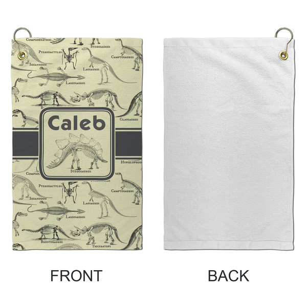 Dinosaur Skeletons Microfiber Golf Towels - Small - APPROVAL