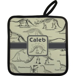 Dinosaur Skeletons Pot Holder w/ Name or Text