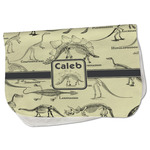 Dinosaur Skeletons Burp Cloth - Fleece w/ Name or Text