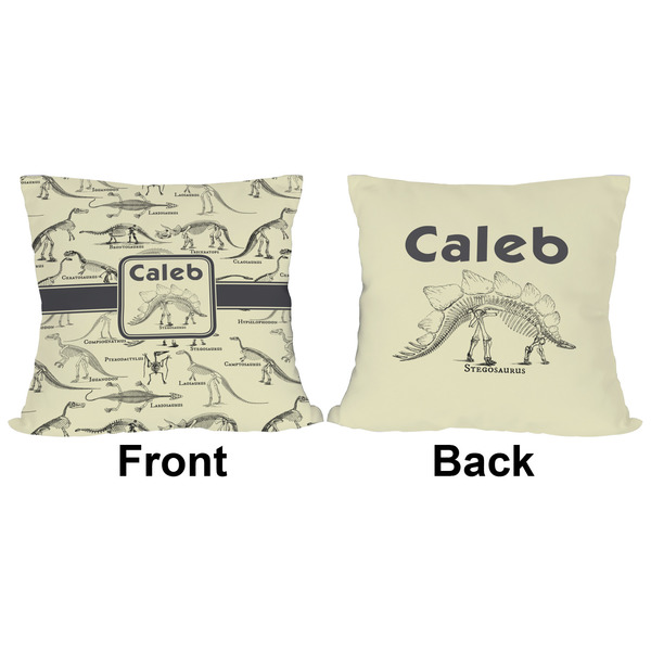 Dinosaur Skeletons Outdoor Pillow - 16x16