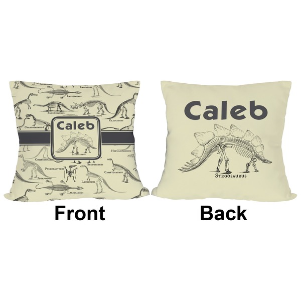Dinosaur Skeletons Outdoor Pillow - 18x18
