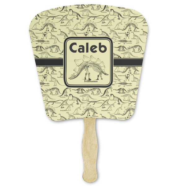 Custom Dinosaur Skeletons Paper Fan (Personalized)