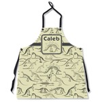Dinosaur Skeletons Apron Without Pockets w/ Name or Text