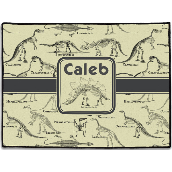 Custom Dinosaur Skeletons Door Mat (Personalized)