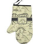 Dinosaur Skeletons Left Oven Mitt (Personalized)