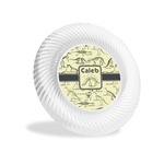 Dinosaur Skeletons Plastic Party Appetizer & Dessert Plates - 6" (Personalized)