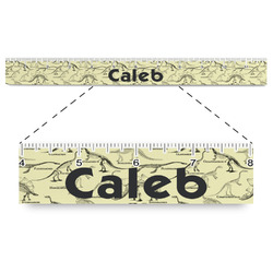Dinosaur Skeletons Plastic Ruler - 12" (Personalized)