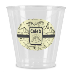 Dinosaur Skeletons Plastic Shot Glass (Personalized)