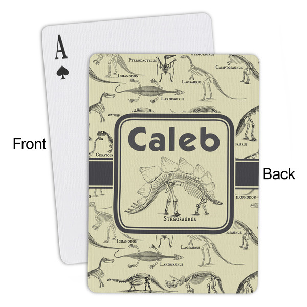 Dinosaur Skeletons Playing Cards - Approval