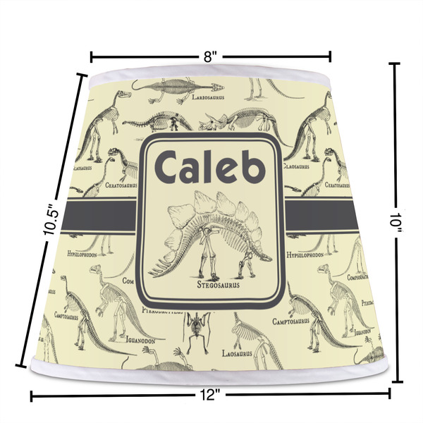 Dinosaur Skeletons Poly Film Empire Lampshade - Dimensions