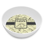 Dinosaur Skeletons Melamine Bowl - 8 oz (Personalized)