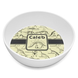 Dinosaur Skeletons Melamine Bowl - 8 oz (Personalized)