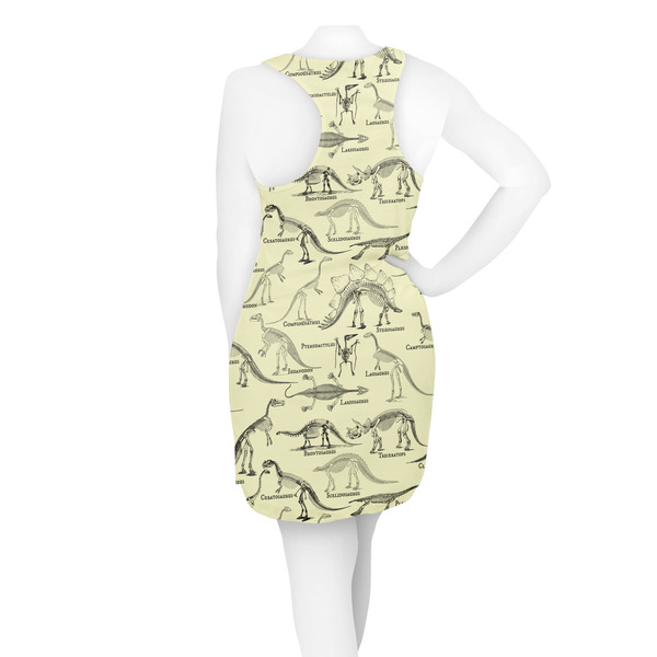 Dinosaur Skeletons Racerback Dress - On Model - Back