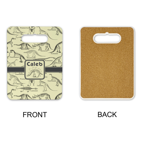Dinosaur Skeletons Rectangle Trivet with Handle - APPROVAL
