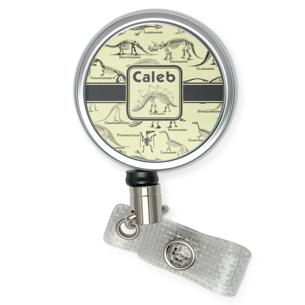 Custom Dinosaur Skeletons Retractable Badge Reel (Personalized)