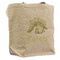 Dinosaur Skeletons Reusable Cotton Grocery Bag - Front View