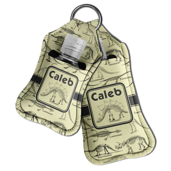 Dinosaur Skeletons Sanitizer Holder Keychain - Both in Case (PARENT)