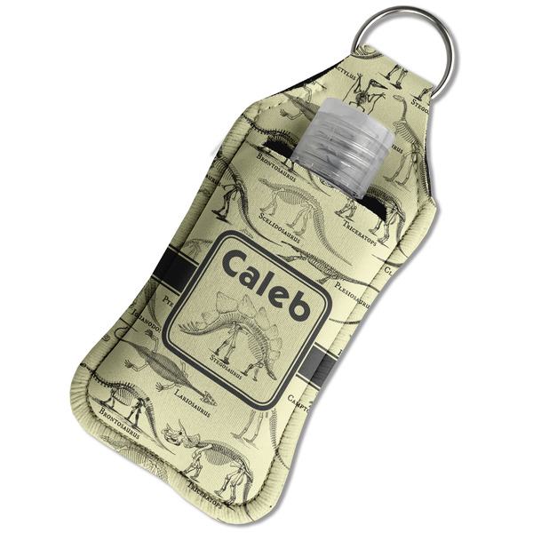Dinosaur Skeletons Sanitizer Holder Keychain - Large in Case